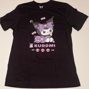 NWOT Sanrio Kuromi T-Shirt Jiraikei GAL Fashion Black Size Large